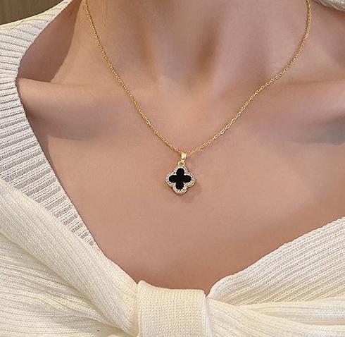 Jinglei temperament titanium steel necklace, long choker chain, women's new style, non fading collarbone chain, light luxury high-end neck chain