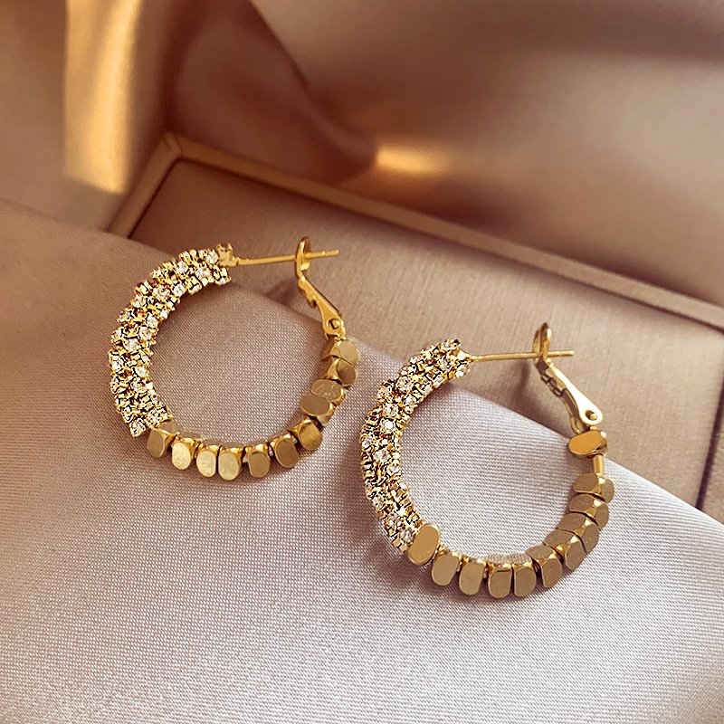 Unique Broken Silver and Gold Circle Earrings | High-End Summer 2025 Trend | Luxe & Niche Design