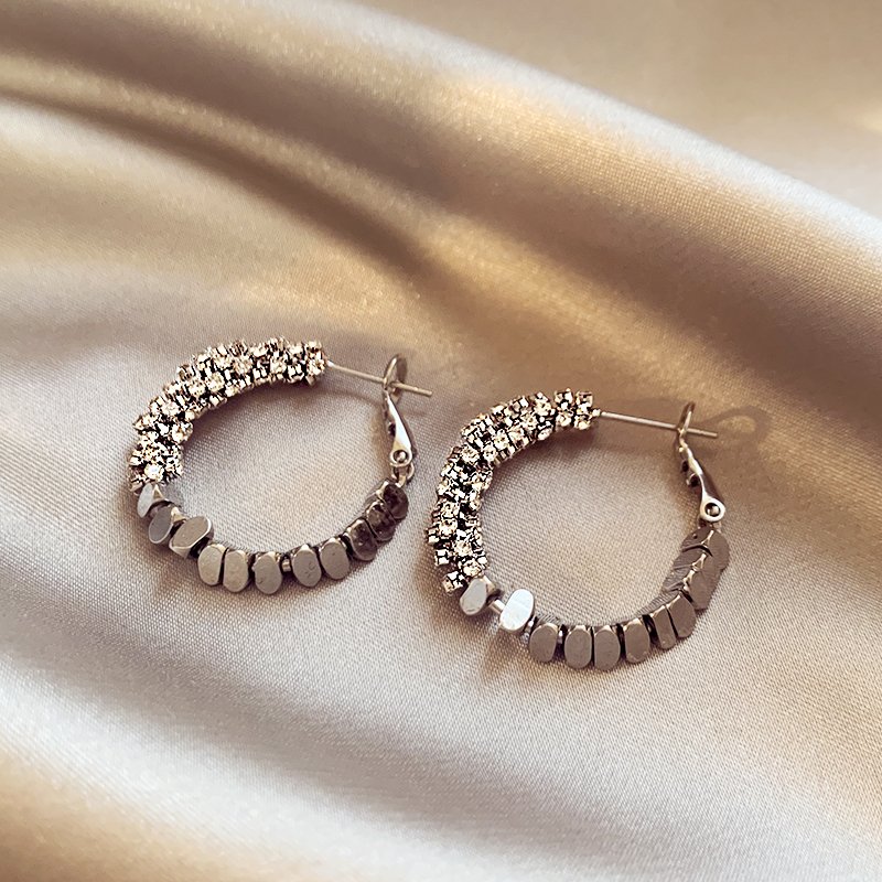 Unique Broken Silver and Gold Circle Earrings | High-End Summer 2025 Trend | Luxe & Niche Design