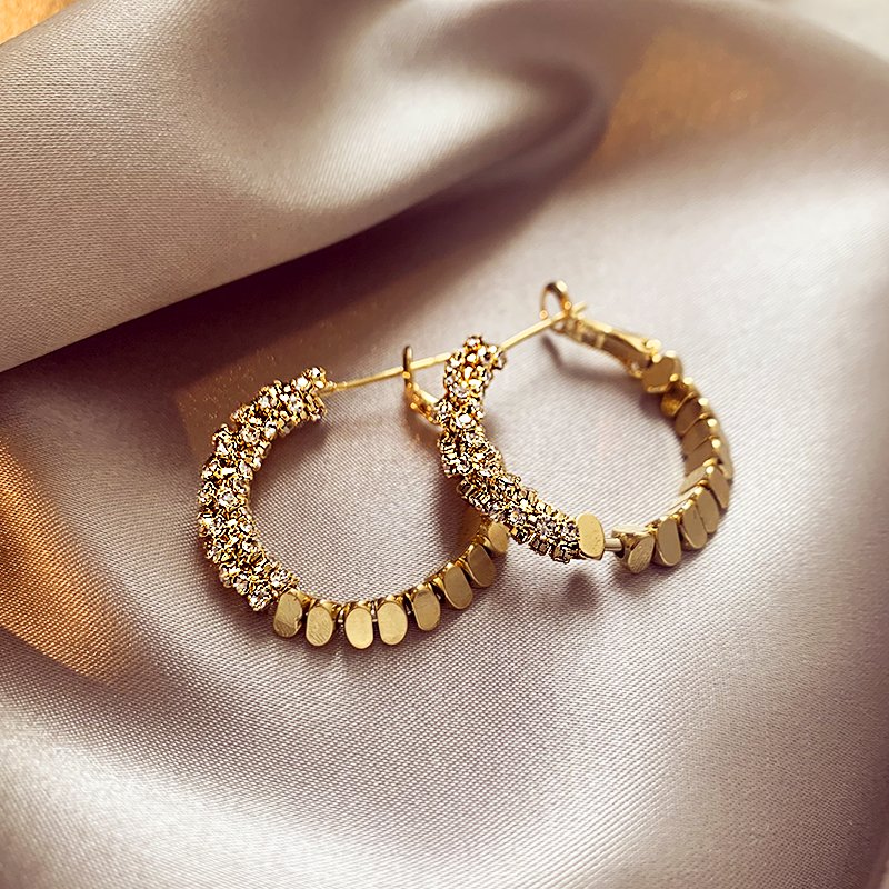 Unique Broken Silver and Gold Circle Earrings | High-End Summer 2025 Trend | Luxe & Niche Design