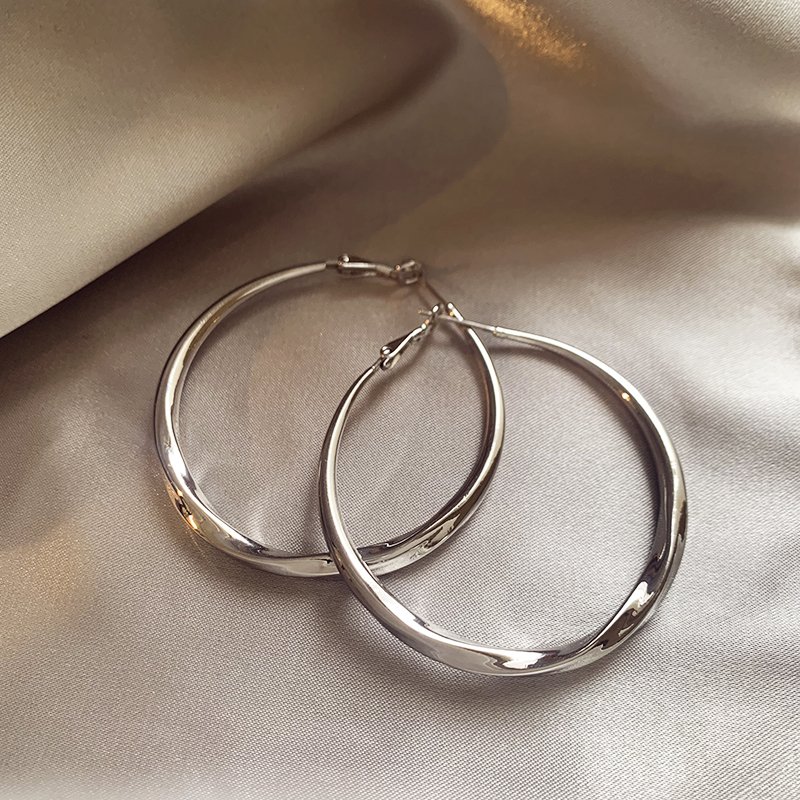 Circle earrings for women, luxurious and high-end, exaggerated large earrings, 2024 new explosive style earrings, earrings and accessories