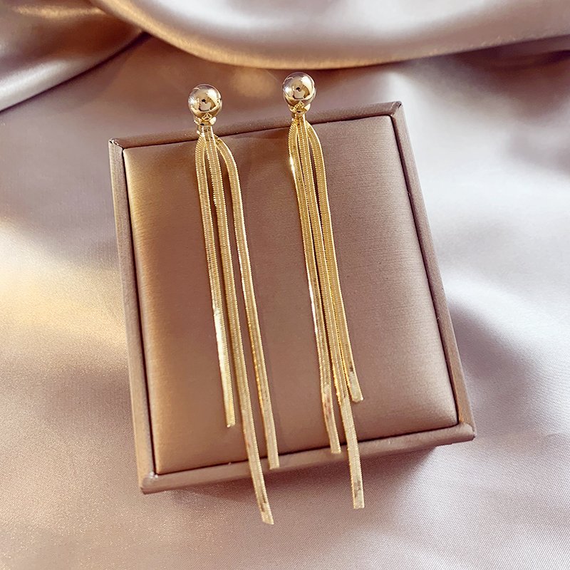 Long tassel earrings for women with a sense of luxury, light and luxurious temperament. Earrings, 2024 new popular, unique earrings and accessories