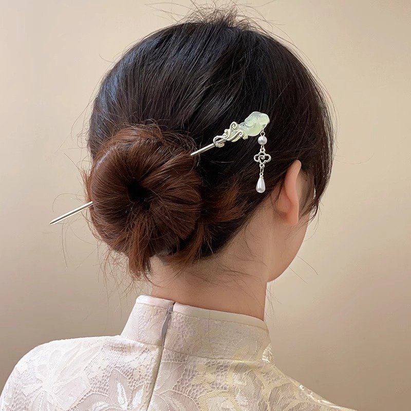 Ma Mian Skirt Hairpin Headwear Ancient Style Panhair Hairpin New Chinese Style Hairpin Step Swinging Hairpin Accessories for Women's High end Feeling