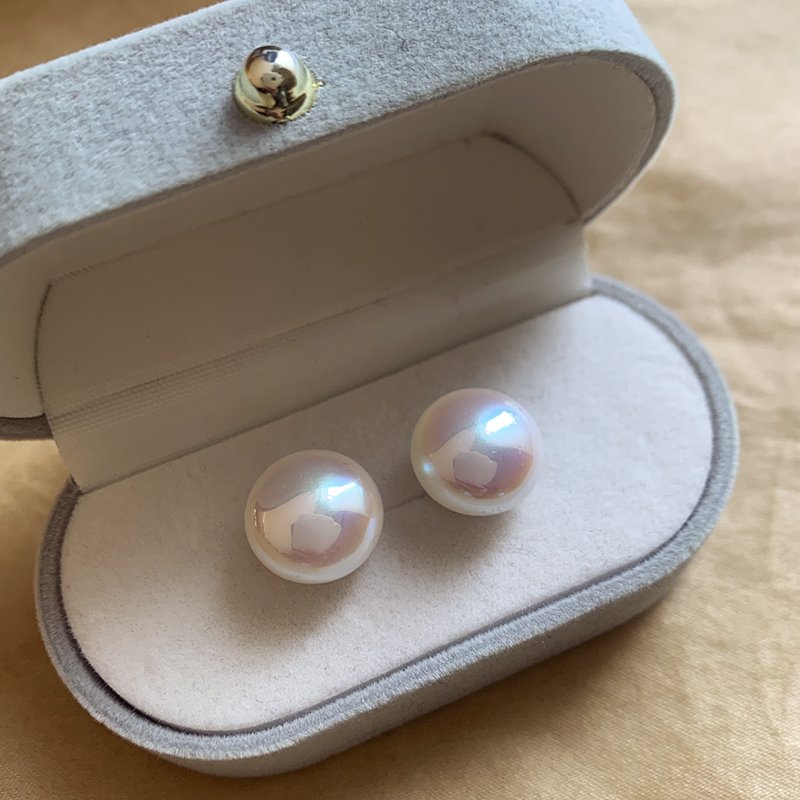 Mermaid Ji Mantou Pearl Ear Studs Female Small Popular High quality Earrings 2024 New Popular Light Luxury Ear Jewelry