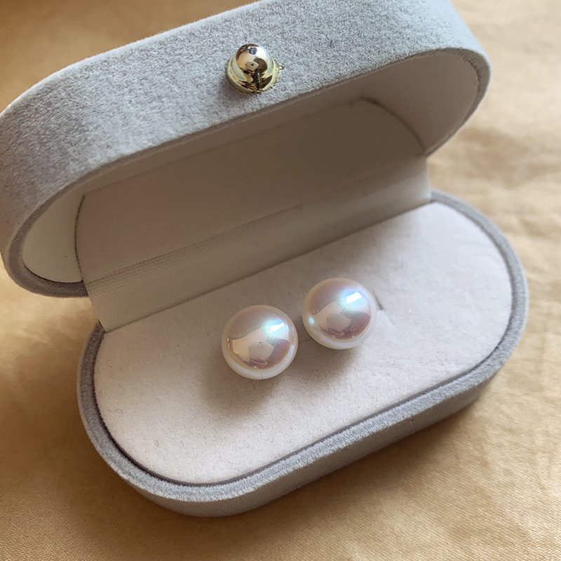 Mermaid Ji Mantou Pearl Ear Studs Female Small Popular High quality Earrings 2024 New Popular Light Luxury Ear Jewelry