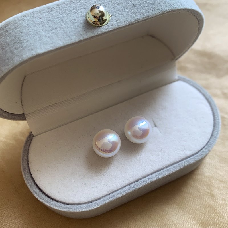 Mermaid Ji Mantou Pearl Ear Studs Female Small Popular High quality Earrings 2024 New Popular Light Luxury Ear Jewelry