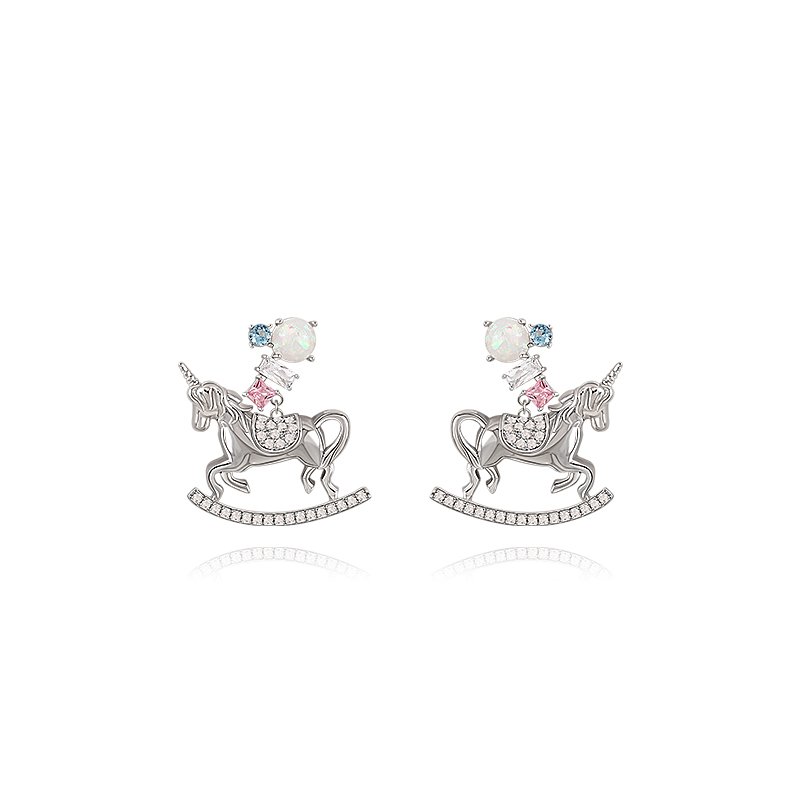 Original Drunken Innocent Trojan Earrings for Women with Light Luxury and High Quality Charm, 2024 New Explosive Unique Earrings