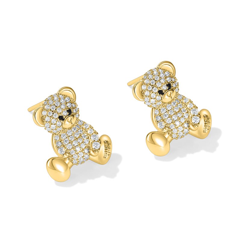 Original Little Bear Earnail Female 2024 New Popular Style, Light Luxury, High Grade, Elegant and Elegant Earrings, Exquisite Ear Accessories