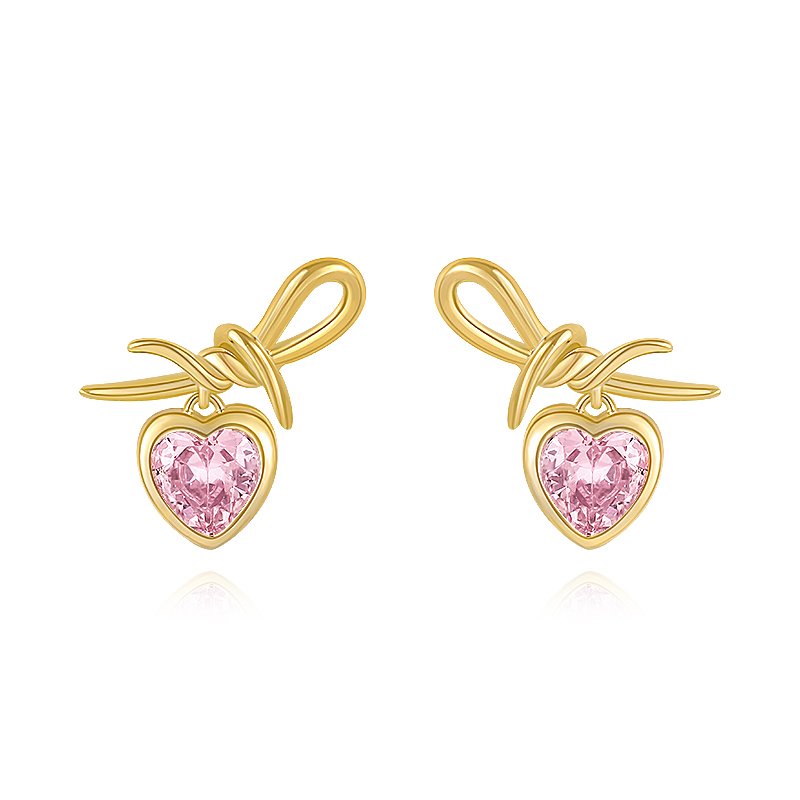 Original Sweetheart Earnail Female 2024 New Explosive Light Luxury High End Earring Charm Atmospheric Love Ear Jewelry