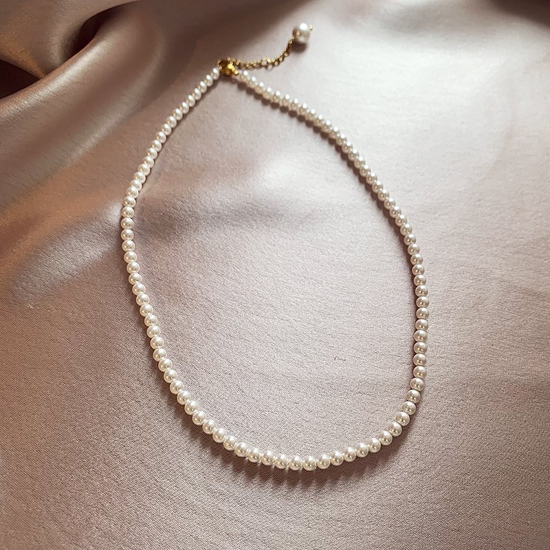 Pearl necklace for women 2024 new hot item, high-end feel, necklace, light luxury, niche collarbone chain, bead neck accessory