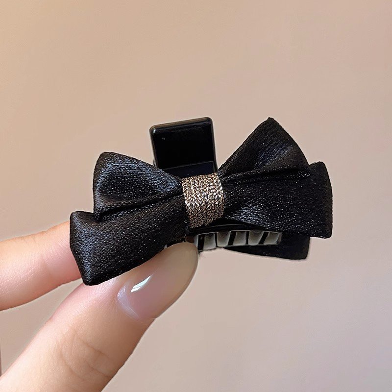 Zhao Lusi's Butterfly Knot Princess Head Small Grip Clip Women's Satin Hairpin Hairclip Hairpin Clip Forehead Broken Hair Sorting Artifact