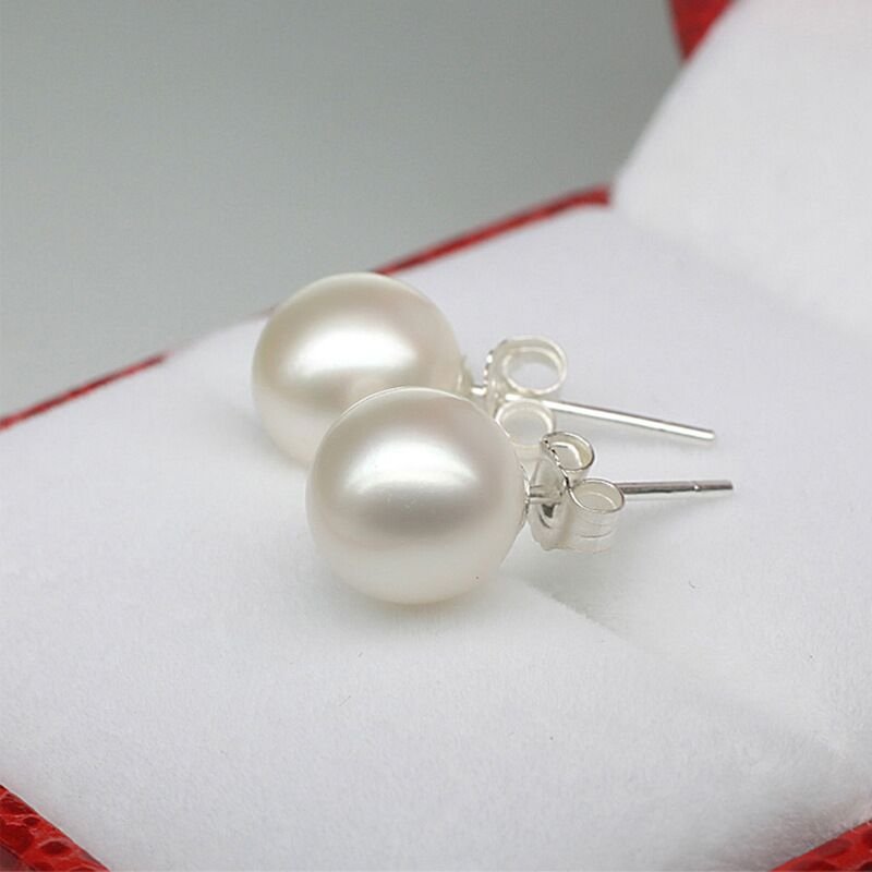 S925 silver pearl earrings, fashionable pearl earrings for women, internet famous anti allergic and non fading earrings, batch of jewelry hair accessories