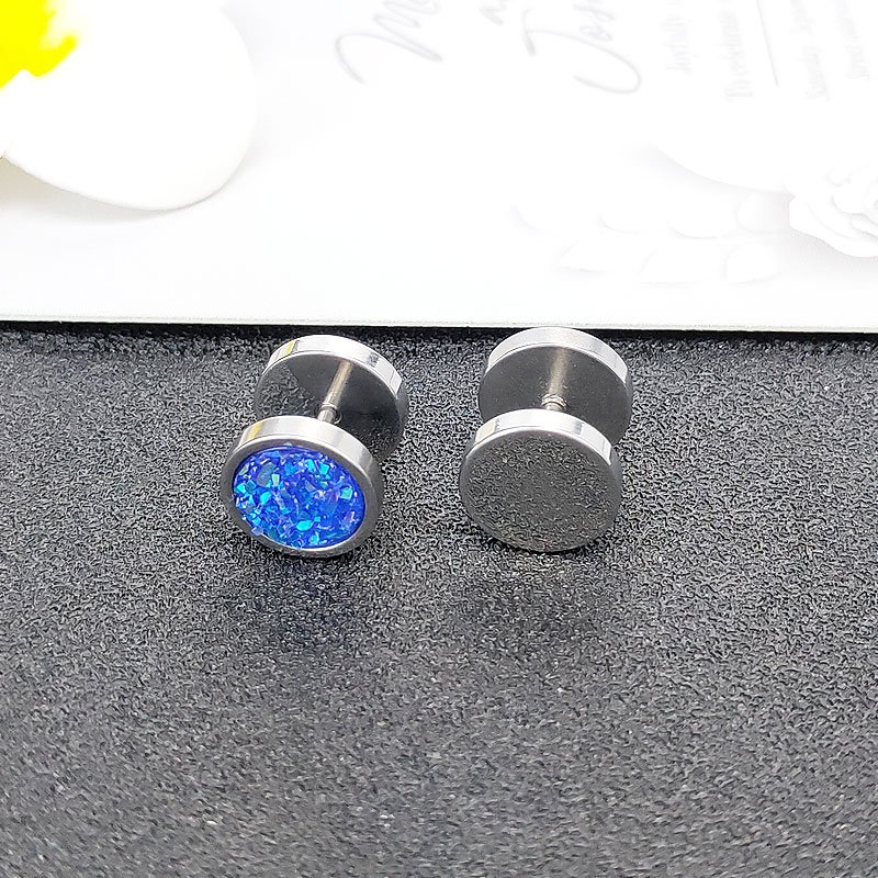 Earrings for men, Instagram trendy and personalized, 2022 new item, single high-end titanium steel, Japanese and Korean earrings