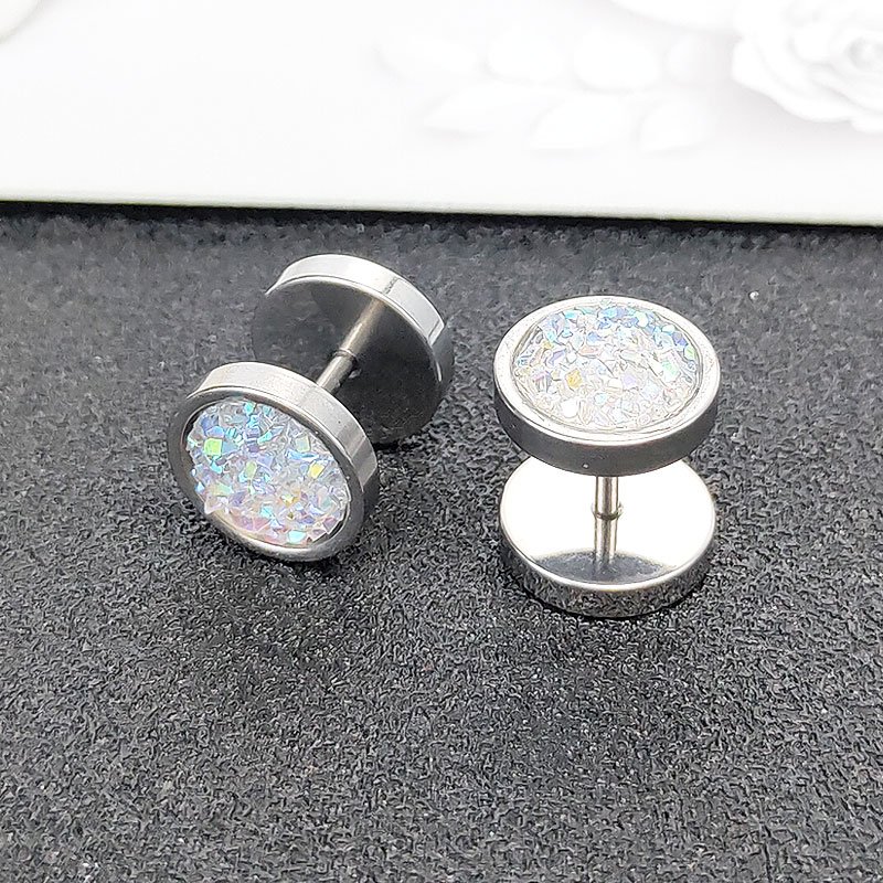 Earrings for men, Instagram trendy and personalized, 2022 new item, single high-end titanium steel, Japanese and Korean earrings