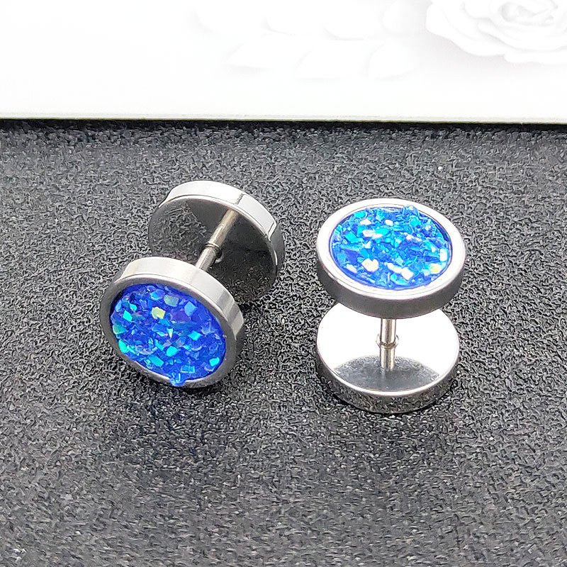 Earrings for men, Instagram trendy and personalized, 2022 new item, single high-end titanium steel, Japanese and Korean earrings