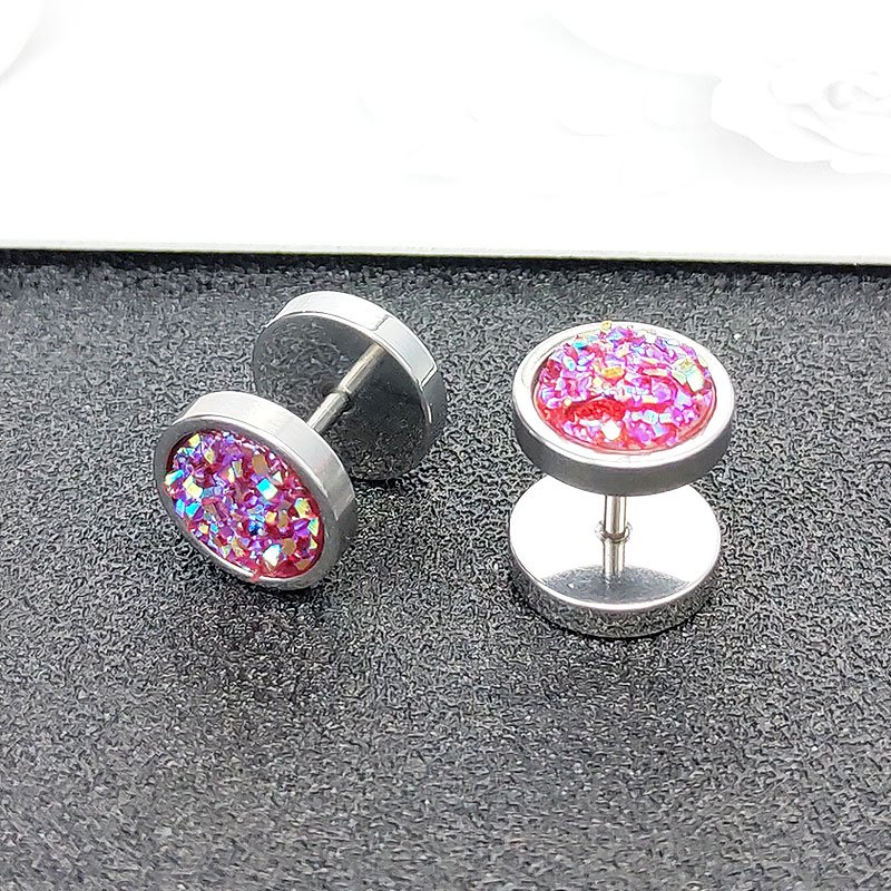 Earrings for men, Instagram trendy and personalized, 2022 new item, single high-end titanium steel, Japanese and Korean earrings