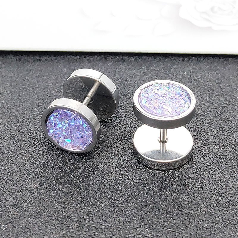 Earrings for men, Instagram trendy and personalized, 2022 new item, single high-end titanium steel, Japanese and Korean earrings