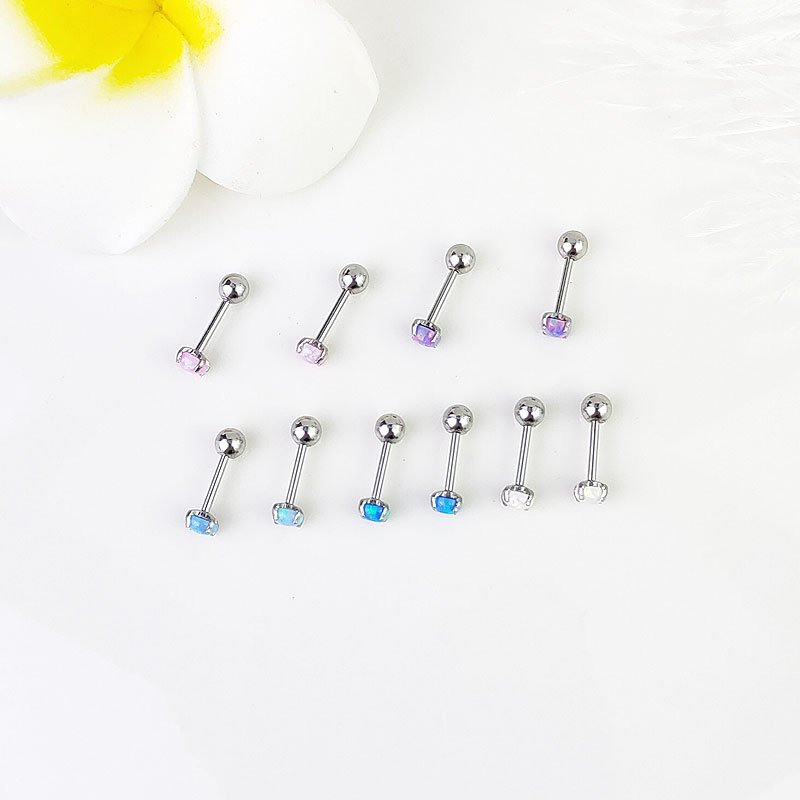 Earrings for women, simple and compact, with ear holes for sleeping and no need to remove. 2021 trendy student Aobao diamond earrings