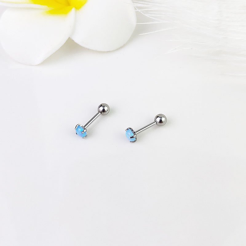 Earrings for women, simple and compact, with ear holes for sleeping and no need to remove. 2021 trendy student Aobao diamond earrings