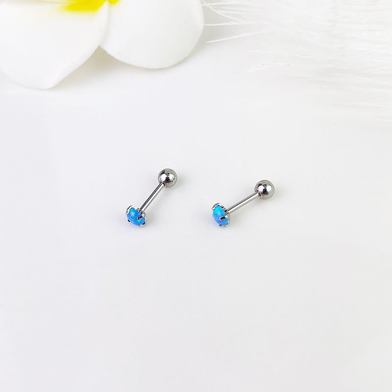 Earrings for women, simple and compact, with ear holes for sleeping and no need to remove. 2021 trendy student Aobao diamond earrings