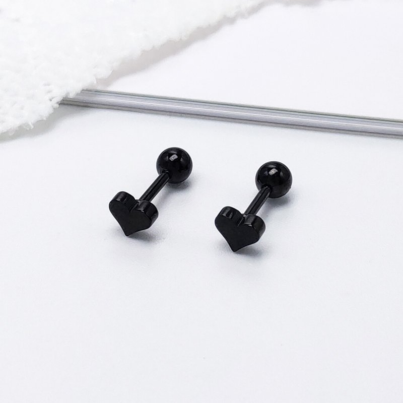 Love Ear Nails, Women's Summer Simple 2021 New Gold Earrings, Ins Style Sleep, Non Removable Ear Bone Nails