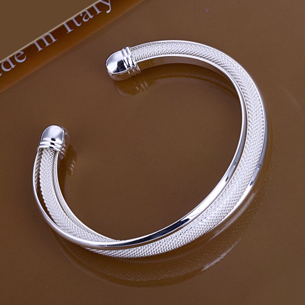 S925 Silver Bracelet for Women, European and American Fashion, Geometric Bracelet, Simple and Personalized, Adjustable Handpiece, Internet Celebrity Jewelry