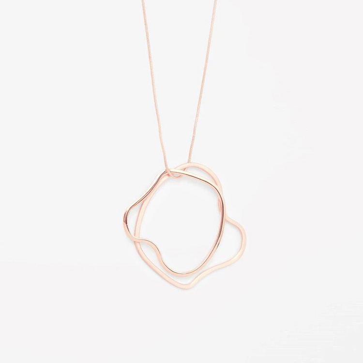 Coldness style, personality, fashion, light luxury, niche, minimalist, European and American temperament, versatile, minimalist, long necklace, sweater chain