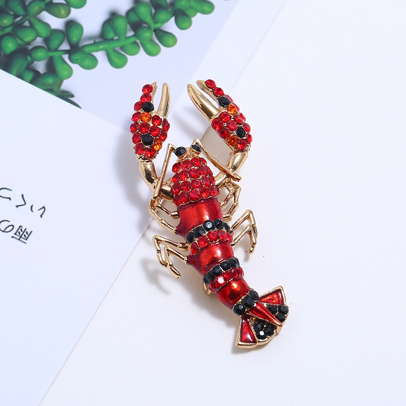 Original personalized insect animal water diamond brooch breast flower