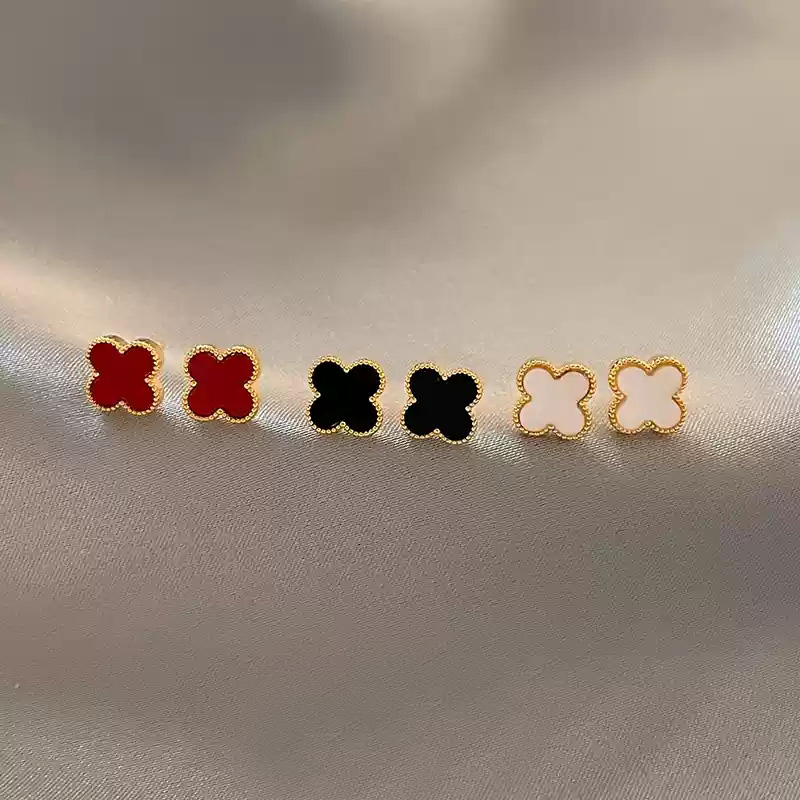 Three pairs of small earrings