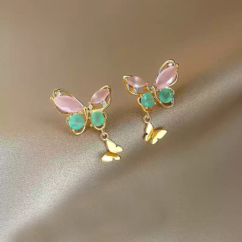 Colorful Zirconia Butterfly Flying Together~