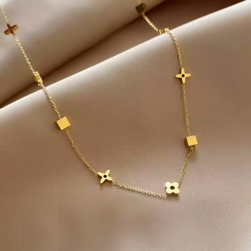 Golden necklace