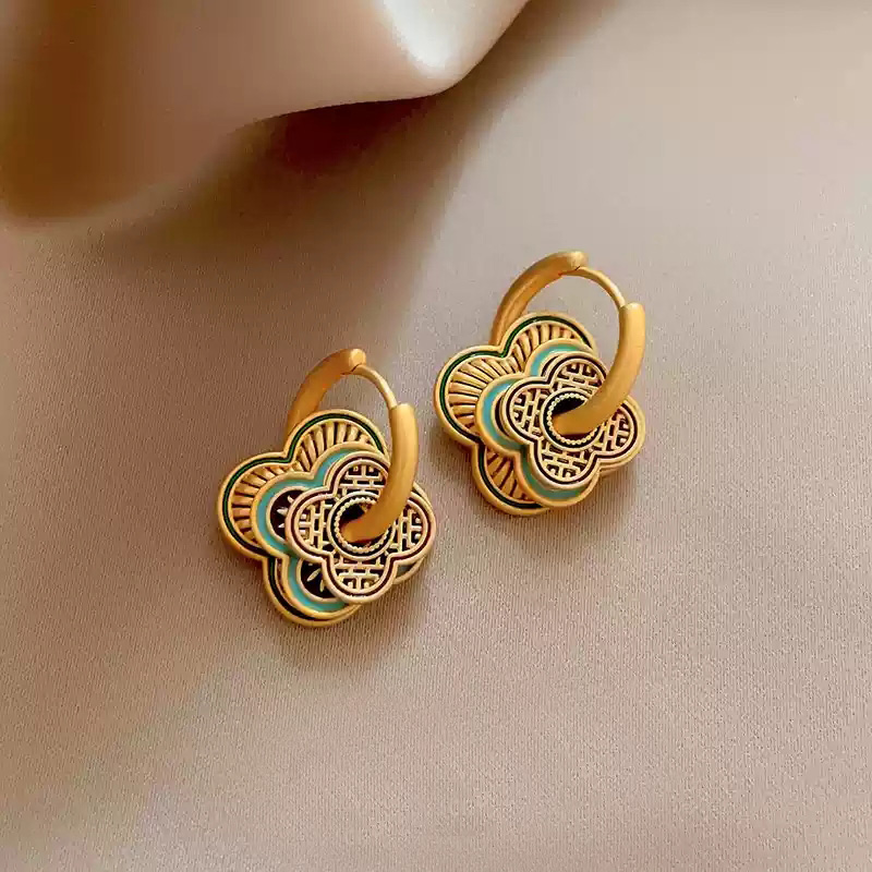 New Chinese style Chinese style earrings