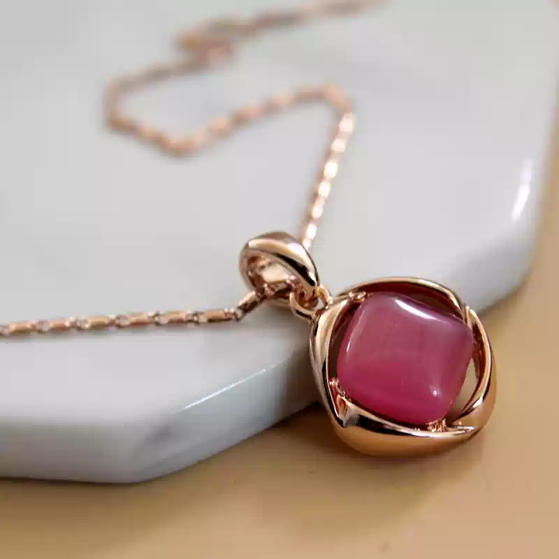 Necklace Pink 1198.3.52