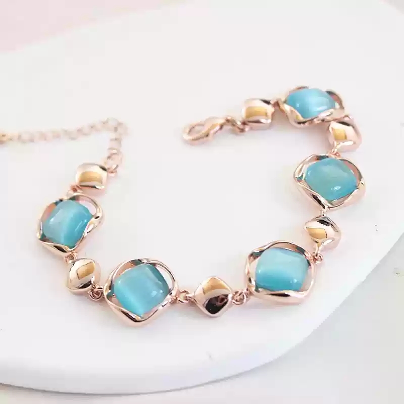 Hollow out blue bracelet 109148.2.56