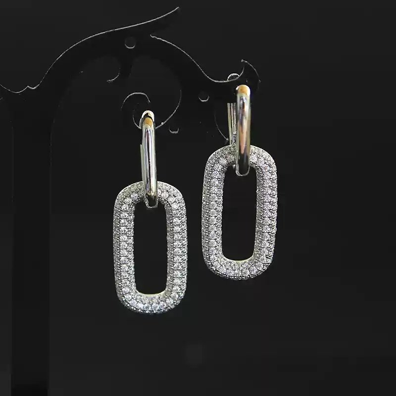 Silver Earrings 56186.599