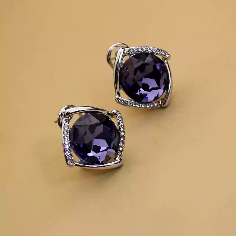 Amethyst earrings 100849.1.42