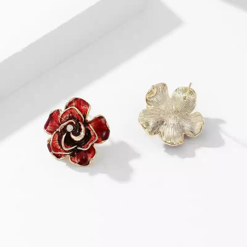 Flower earrings