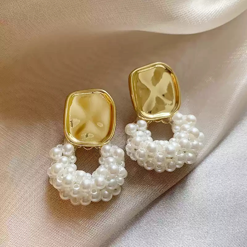 Pearl earrings