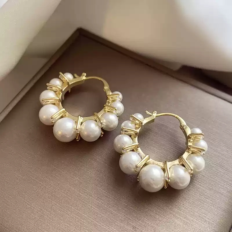 Pearl earrings