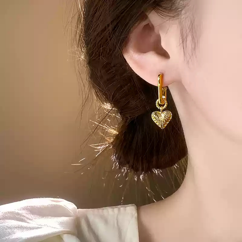 Golden Love Earrings