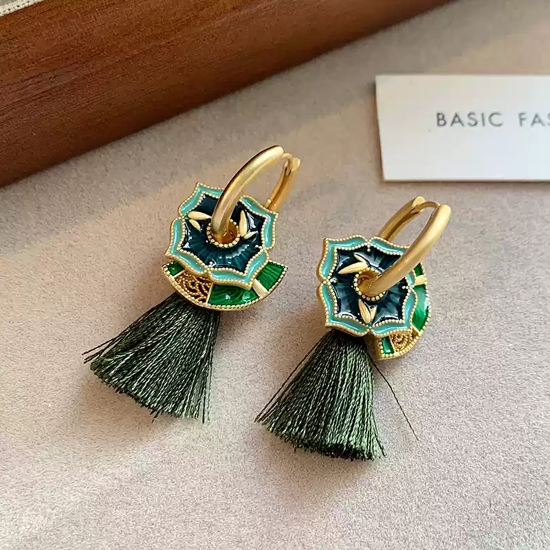 New Chinese retro earrings~