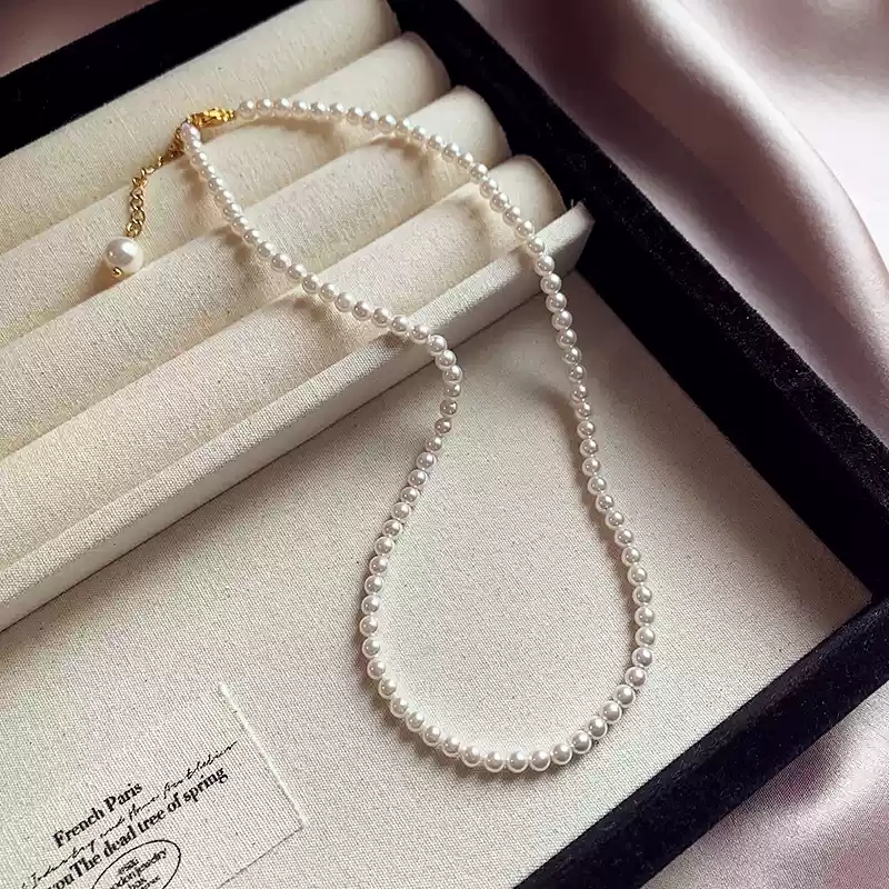 4mm pearl necklace