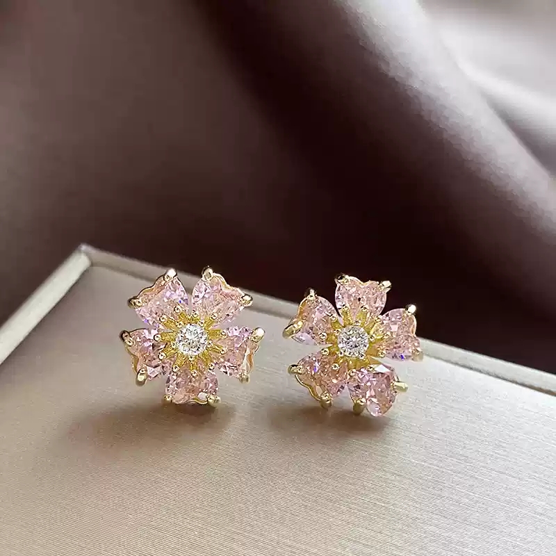 Flower earrings