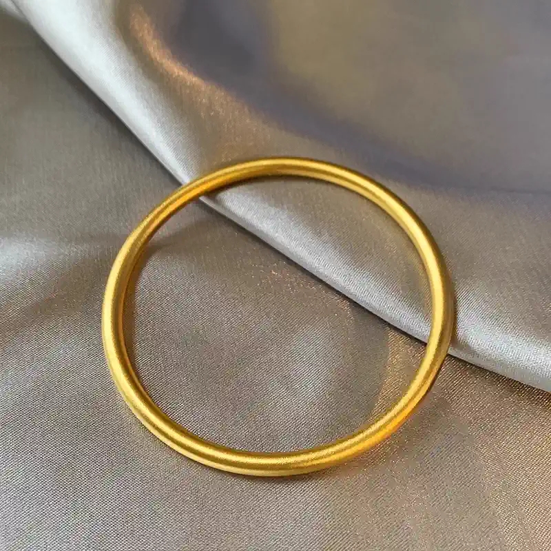 Sand gold ring bracelet (58mm diameter)