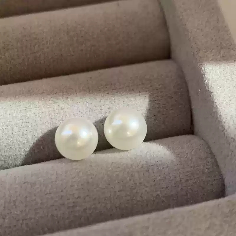 Pearl earrings~8mm