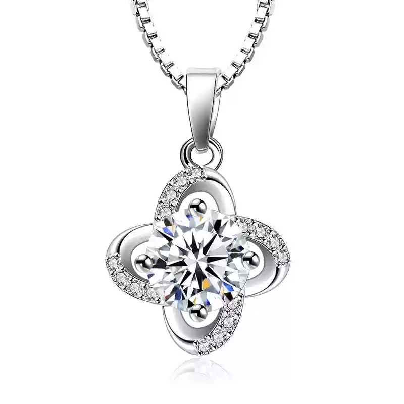 Flower pendant (without chain)