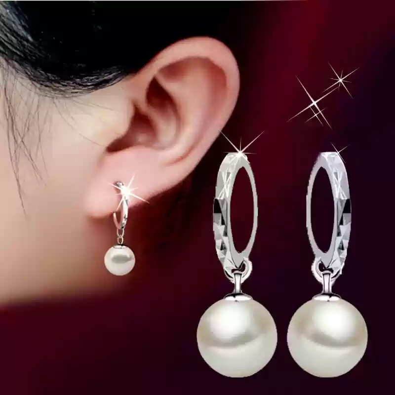 Pearl earrings