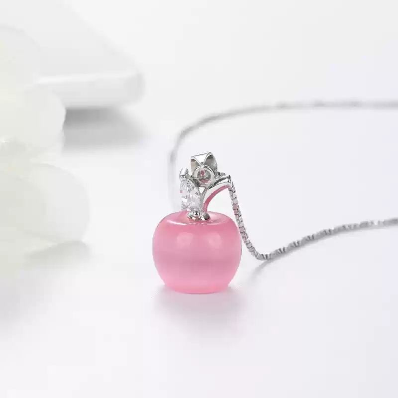 Pink Apple (with Chain)