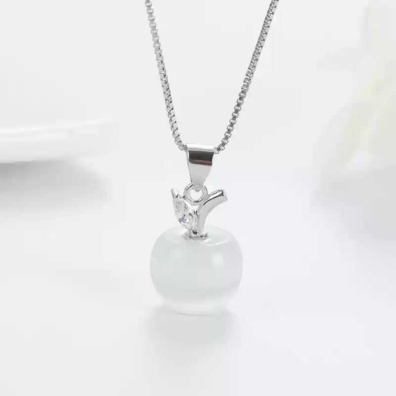 White Apple (with Chain)