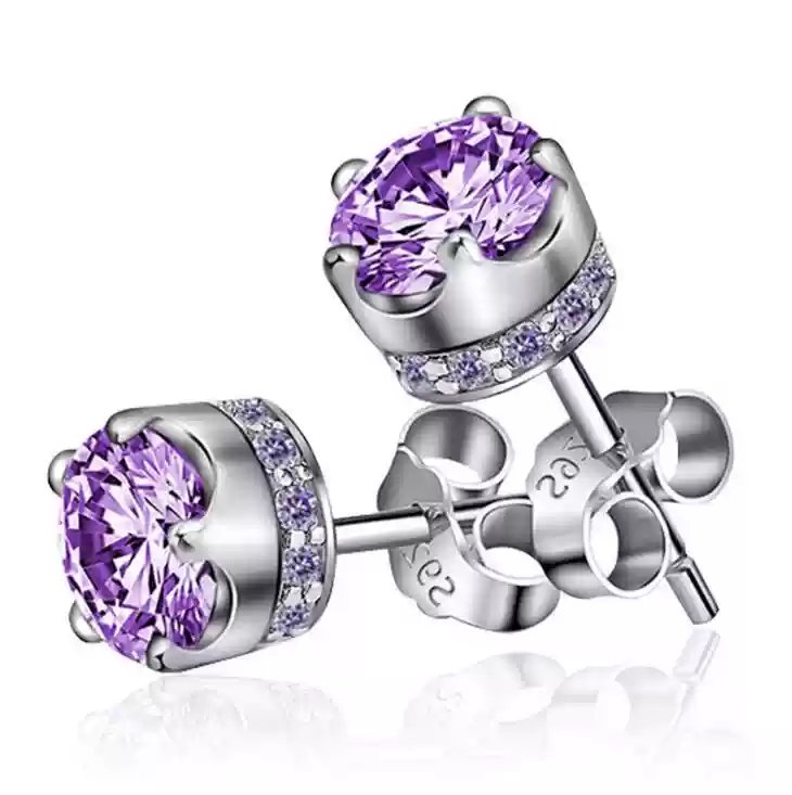 Purple diamonds (one pair)